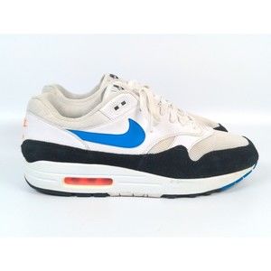 Nike Air Max 1 Photo Blue Black Total Orange Size 11.5 AH8145-112 Low